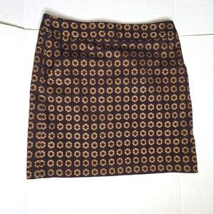 Ann Taylor Loft Flower Print Skirt